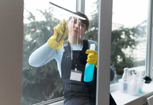 Nettoyage de vitres intérieures et extérieures à Baulay